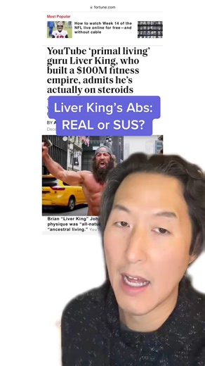 28K views · 216 reactions | Are the Liver King’s Abs Real or SUS? My take and how to determine! 廊 #liverking #abs #abetching #natty | Dr. Anthony Youn | Facebook