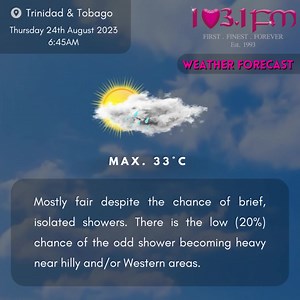 22 reactions | 103.1FM Trinidad & Tobago on Reels | Facebook