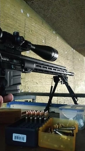 Savage MSR15 Recon 2.0, 100m Schießanlage Philippsburg, Nahaufnahme