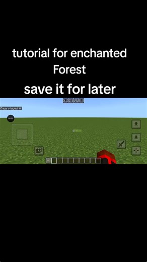 tutorial for enchanted Forest #minecrafttutorial #minecraft
