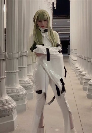 …do you see my messages?💚✨ * Character: C.C Cosplay: @miccostumes Wig: Amazon Wig styled by: Me Contacts: @UNIQSO Use code MOONLIGHT for 10% off your next order with UNIQSO!! * #codegeass #cc #cccosplay #codegeasscosplay #waifumaterial