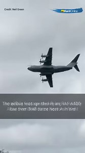 Amazing footage shows the moment a low-flying RAF aircraft powered over Kent. Read the full details here: https://www.kentonline.co.uk/ashford/news/incredible-footage-shows-military-aircraft-s-low-flypast-ove-304602/ | KentOnline News