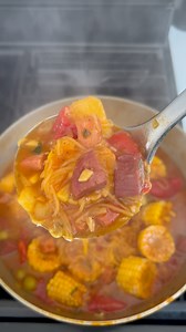 Sopa de Fideos con Salchichon y jamon / recipe in the comments #sopadefideo #striveforsuccess #puertoricanfood | Edgardo Jose Verdejo