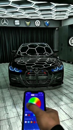This BMW M4 Headlight Mod is ILLEGAL in 50 States... 💀 (Wait for the Blue)#BMW #M4