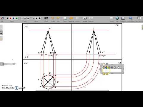 08 - Table 6 - Orthogonal projections of an octagonal-based pyramid