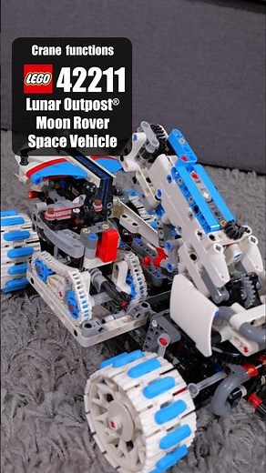 LEGO 42211 Crane | LEGO Lunar Outpost Moon Rover Space Vehicle | Showcase 42211 LEGO Technic 2025