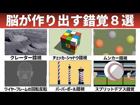 【３D】脳が勝手に作り出す不思議な錯視8選