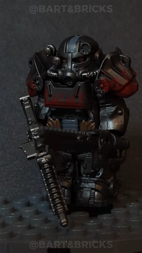 Fake Lego Fallout Power Armor Black Minifigure #fakelego #fy #fyp #fypシ