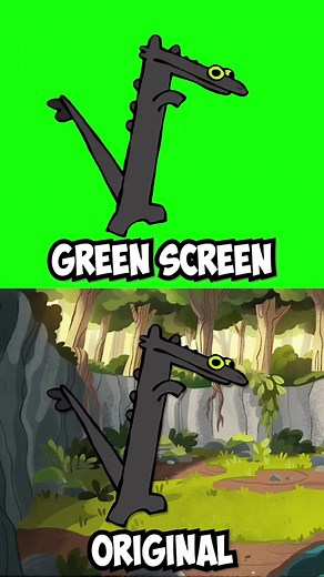 Toothless Dancing | Original vs Green Screen #howtotrainyourdragon #toothless #meme #dreamworks #dancing #animation #memes #fyp #foryou #dancingtoothless #viral