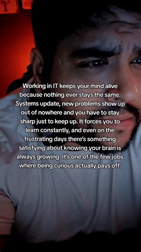 The I.T. Gamer on Instagram: "A little IT reflection #helpdesk #itsupport #techsupport #tech #careertalk"