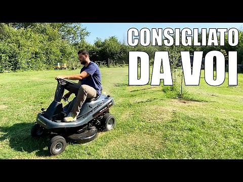 Il mio PRIMO trattorino TAGLIAERBA della AMA 145