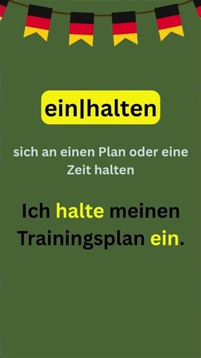 Learn 5 GERMAN daily routine VERBS A2 - B2