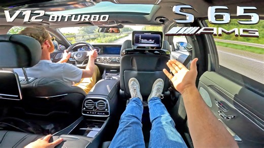 Passenger in a V12 S-Class S65 AMG – Luxury & Power POV Experience! 🔥
