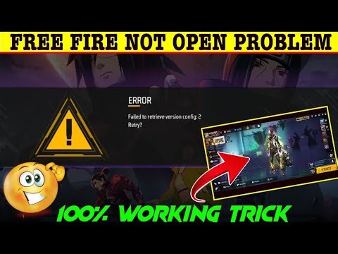 Free Fire Max Error Failed To Retrieve Version Config 2,3 Retry Error Problem Solve Trick 2025