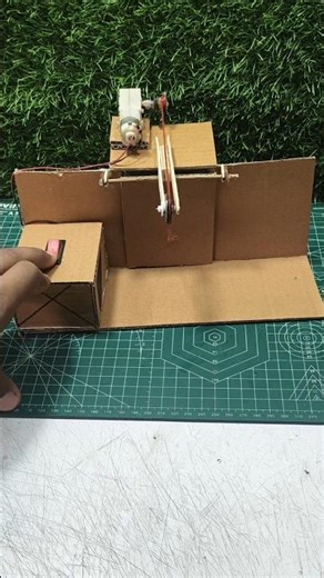 Amazing Cardboard Motor Project | DIY Electric Pendulum Machine Using DC Motor#shortsfeed #viral
