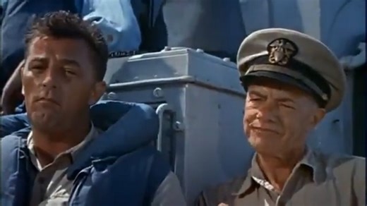 THE ENEMY BELOW (1957) stars Robert Mitchum as a U.S. destroyer captain who grows to respect his foe while playing a game of cat-and-mouse with a German U-boat commander. Scenes were shot aboard the destroyer escort USS Whitehurst (DE 634). #MovieMonday | U.S. Naval Institute