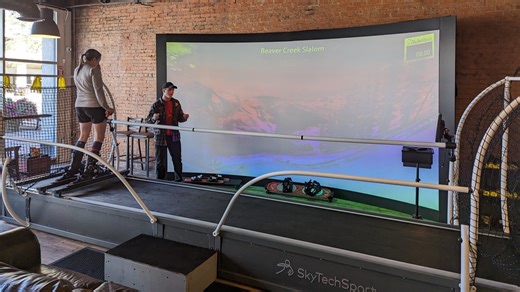 I Tried An Olympic-Caliber Ski Simulator, And It Rocked!