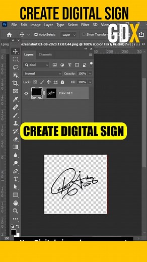 899K views · 7.4K reactions | How to create a Digital Sign.? . . . ....