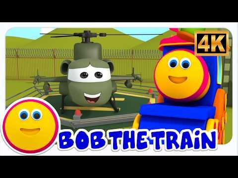 Learn Military Vehicles at Army Camp | More Kids Videos - Bob the Train
