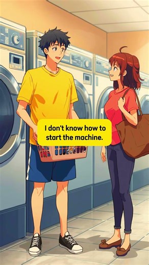 First Time Doing Laundry? Easy English Conversation #english #funny #learnenglish#short