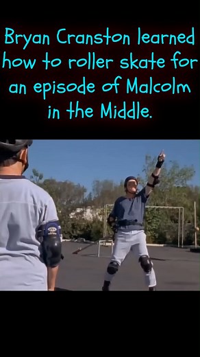 Bryan Cranston is one hell of a dedicated actor if you ask me. He spent literally hundreds of hours learning how to roller skate, like an absolute boss! All this is for his “last dance” in the episode where he teaches his son, Malcolm, how to skate. #bryancranston #skating #tv #foryou | Fact-ish