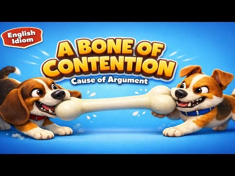 A BONE OF CONTENTION 🦴 | Learn This English Idiom with Stories