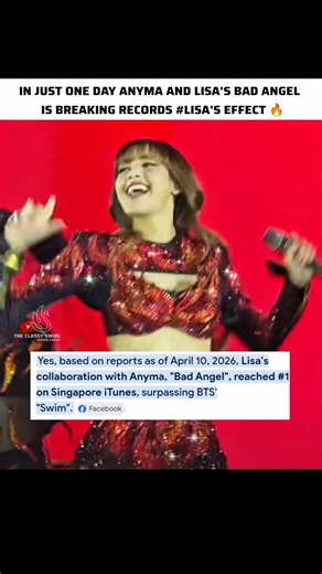 lisa bad angel is heading the charts 😭🔥#lisa #trendingshorts #viralvideo #youtubeshorts #fypviralシ