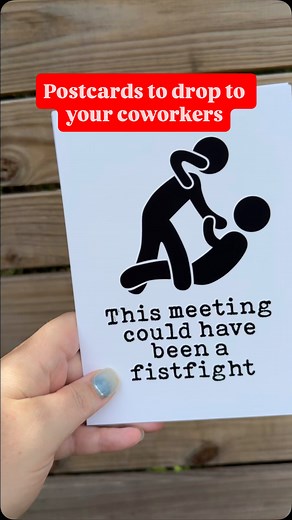 47K views · 3K reactions | Grab a few unhinged postcards for your coworkers at CorporateSnark.shop! #postcards | Corporate Snark | Facebook