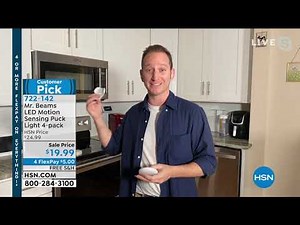 Mr.\nBeams LED Motion Sensing Puck Light 4pack