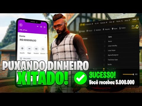 💣Fiquei RICO puxando DINHEIRO e ARMA com MOD MENU