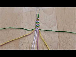 tuto bracelet brésilien chevron
