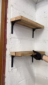 DIY Shelving with scrap materials using @craftsman tools #diy #garagegoals #craftsmanpartner #mechanic #carpentry #welding #organization | WeWrench
