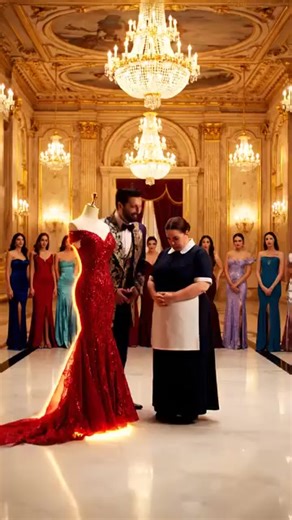 Sheikh mocked his maid and suddenly said, "If you wear this dress to a party today, I'll marry you," but what happened that night sh0cked everyone 😲😱 In the huge marble hall of Sheikh Khaled, they were preparing for the evening reception. Workers ran back and forth, arranged tables, decorated columns, hung crystal garlands. Leila, the housekeeper, a large, modest woman of about forty years old, did her job quietly and unnoticed. No one ever paid attention to her. But today in the center of the