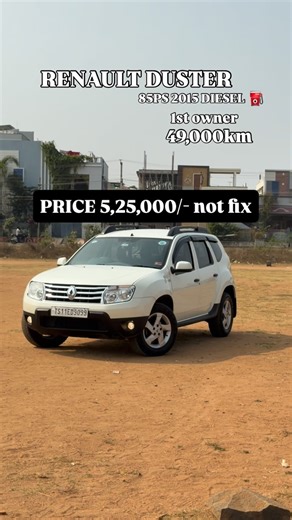 ROHITH RAMBO on Instagram: "RENAULT DUSTER RXL 85PS 2015 MODEL ,1ST OWNER , 49000kms driven for sale 8074;78944,7032495428☎️#hyderabad #cars #telugu #khammam #telangana"