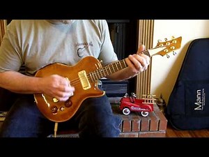 Mann OSEM-5 Octave Baritone Single cut Electric Mandolin