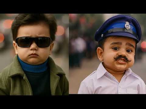 #robo movie Traffic comedy scene-AI Video