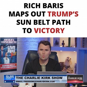 Mapping Out Trump's Sun Belt Path to Victory Subscribe to The Charlie Kirk Show: http://apple.co/2VCxGsh Join Charlie Kirk Exclusive today: https://members.charliekirk.com | Charlie Kirk