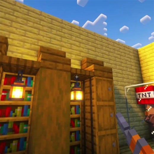 🗄️HICE UN MUEBLE CON COFRES INCREÍBLE en Minecraft ✨