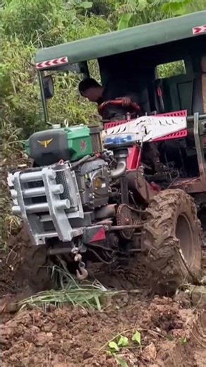 How Tractor Handles Muddy Surface