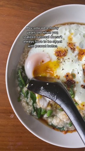 Savory Oats Recipe: Congee Style | Asian Inspired Breakfast