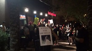 Police-brutality protesters gather in downtown Phoenix