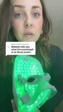 Hope this helps! LED Face Mask with 7 different colors and wavelengths to help your face🥰