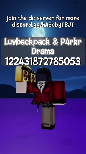 💫 |『 P4rkr 』”Drama” Music Code |『 Luvbackpack 』Roblox Song Code • • • #Roblox #musiccode #osquinn #robloxmusic #underground