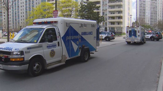 Stabbing suspect at St. James Town apartment dead after falling from balcony