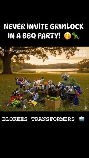 1.2K views | AutoBots & Decepticons picnic at the park. #blokees #transformers #collector #blindbox #toyphotography #fbreelsfypシ゚ | Kernel's Toy Vlog - KTV | Facebook
