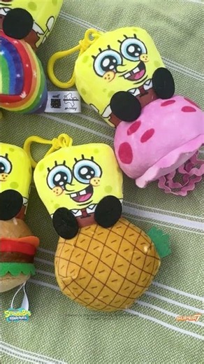 SpongeBob SquarePants Super Duper Plush Keychains!