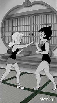 🔥 Betty Boop vs Sally Swing | Retro Cartoon Queens Clash 💃⚔️✨ #anime #ligabronte #wrestling #wwe