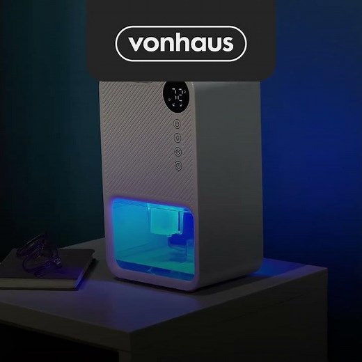 Top UK Dehumidifiers available at Vonhaus, remove damp and mould today! #dehumidifier #dehumidifiers