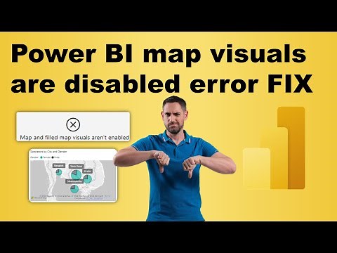 Enabling Power BI map visuals