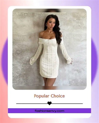 Off Shoulder Backless Lace Dress - Long Sleeve Mini Apricot